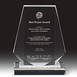 펄 크리스탈 상패  [JW064-06]