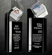 BLACK 크리스탈 상패  [JW031-01]
