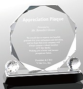 크리스탈 상패  [JW080-01]