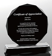 블랙 크리스탈 상패  [JW084-04]