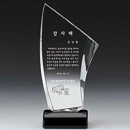 크리스탈 상패  [JW089-01]