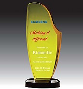 크리스탈 & 메탈 상패  [JW125-02]