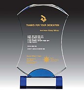 크리스탈 상패  [JW126-02]