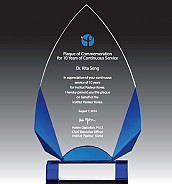 크리스탈 상패  [JW126-04]