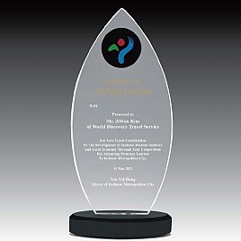 크리스탈 상패  [JW127-05]