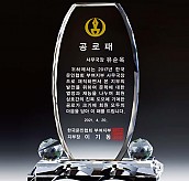 WHITE 크리스탈 상패  [JW141-04]