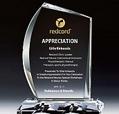 WHITE 크리스탈 상패  [JW141-09]