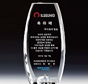 WHITE 크리스탈 상패  [JW142-06]