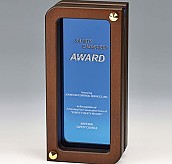 우드 크리스탈 상패  [JW167-01]