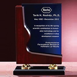 우드 크리스탈 상패  [JW167-07]