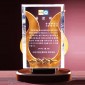 우드 크리스탈 상패  [JW167-08]