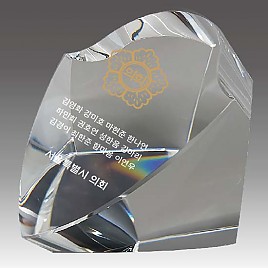 크리스탈 문진  [JW172-09]