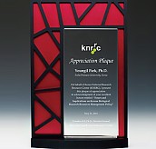 크리스탈 알미늄 상패  [JW012-02]