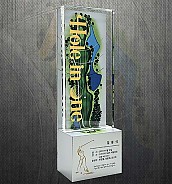 알루미늄 & 크리스탈 상패  [JW014-01]