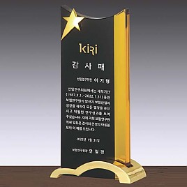 금속조합 크리스탈 상패  [JW105-05]