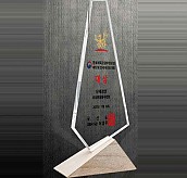 크리스탈 & 원목 상패  [JW020-01]