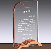 금속조합 크리스탈 상패  [JW104-07]