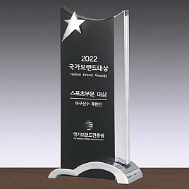 금속조합 크리스탈 상패  [JW105-04]
