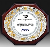 주석 목형 상패(이중금장)  [JW191-07]