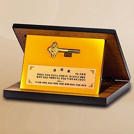 골드아크릴 금 상패  [JW202-01]
