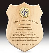 원목 메탈레이저 상패  [JW249-01]