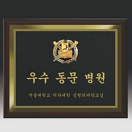 나무 입체조각 상패  [JW226-01]