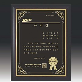 나무 입체조각 상패  [JW226-05]