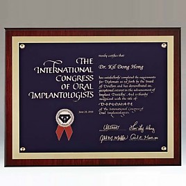 나무 입체조각 상패  [JW227-04]