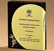 BLACK 크리스탈 상패  [JW277-04]