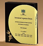 BLACK 크리스탈 상패  [JW277-04]