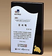 BLACK 크리스탈 상패  [JW278-01]