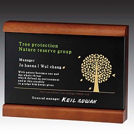 메탈 & 우드 상패  [JW283-05-2]