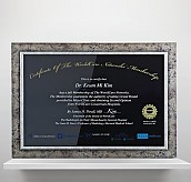 흑경 상패 (특허등록, 실용신안)  [JW213-01]