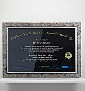 흑경 상패 (특허등록, 실용신안)  [JW213-01]