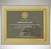 흑경 상패 (특허등록, 실용신안)  [JW212-02]