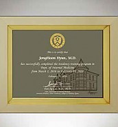 흑경 상패 (특허등록, 실용신안)  [JW212-02]