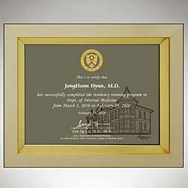 흑경 상패 (특허등록, 실용신안)  [JW212-02]