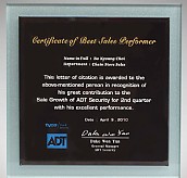 흑경, 펄 나무상패  [JW217-01]