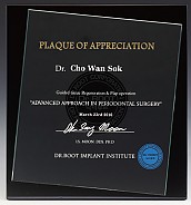 흑경 상패 (특허등록, 실용신안)  [JW217-04]