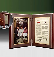 메탈포토·레이저 & CNC조각 상패  [JW263-02]