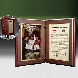 메탈포토·레이저 & CNC조각 상패  [JW263-02]