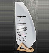 WHITE & 금속 상패  [JW024-01]