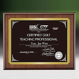 메탈포토·레이저 & CNC조각 상패  [JW262-05]