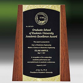 메탈포토·레이저 & CNC조각 상패  [JW263-08]