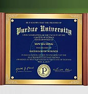 메탈포토·레이저 & CNC조각 상패  [JW265-01]