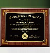 메탈포토·레이저 & CNC조각 상패  [JW266-02]