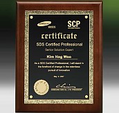 메탈포토·레이저 & CNC조각 상패  [JW266-06]