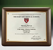 메탈포토·레이저 & CNC조각 상패  [JW267-07]