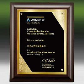 메탈포토·레이저 & CNC조각 상패  [JW268-02]