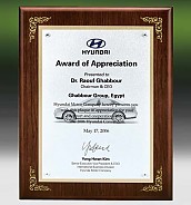 메탈포토·레이저 & CNC조각 상패  [JW269-04]